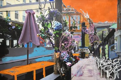 SOUTH STREET FLOWERS 2023 40 X 60 PHOTOGRAPHY & MIXED MEDIA - SOLD -