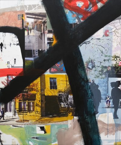 BONJOUR MONTREAL 2025 48 X 40 PHOTOGRAPHY AND MIXED MEDIA