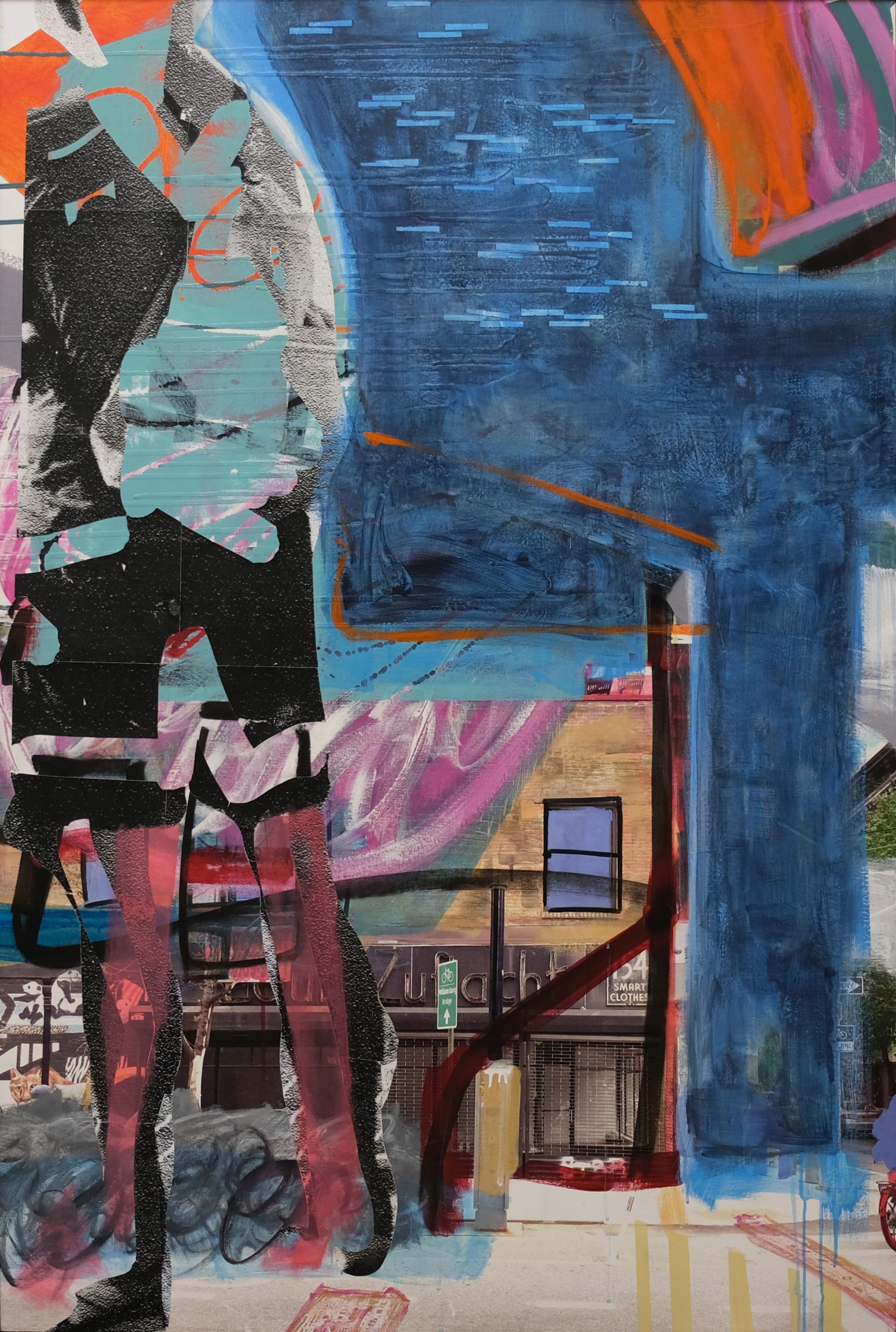 LOOKING OUT 2025 60 X 40 PHOTOGRAPHY, COLLAGE & MIXED MEDIA