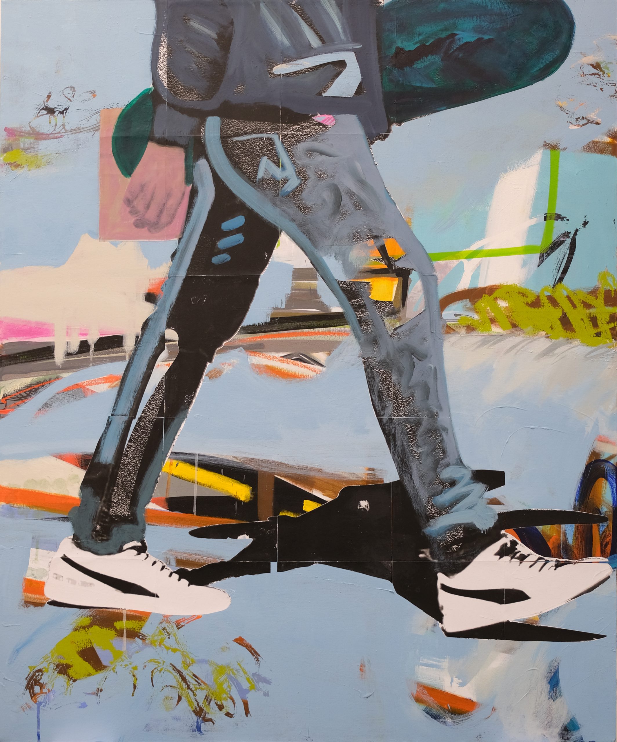 SKATEBOARD 2025 48 X 40 PHOTOGRAPHY & MIXED MEDIA
